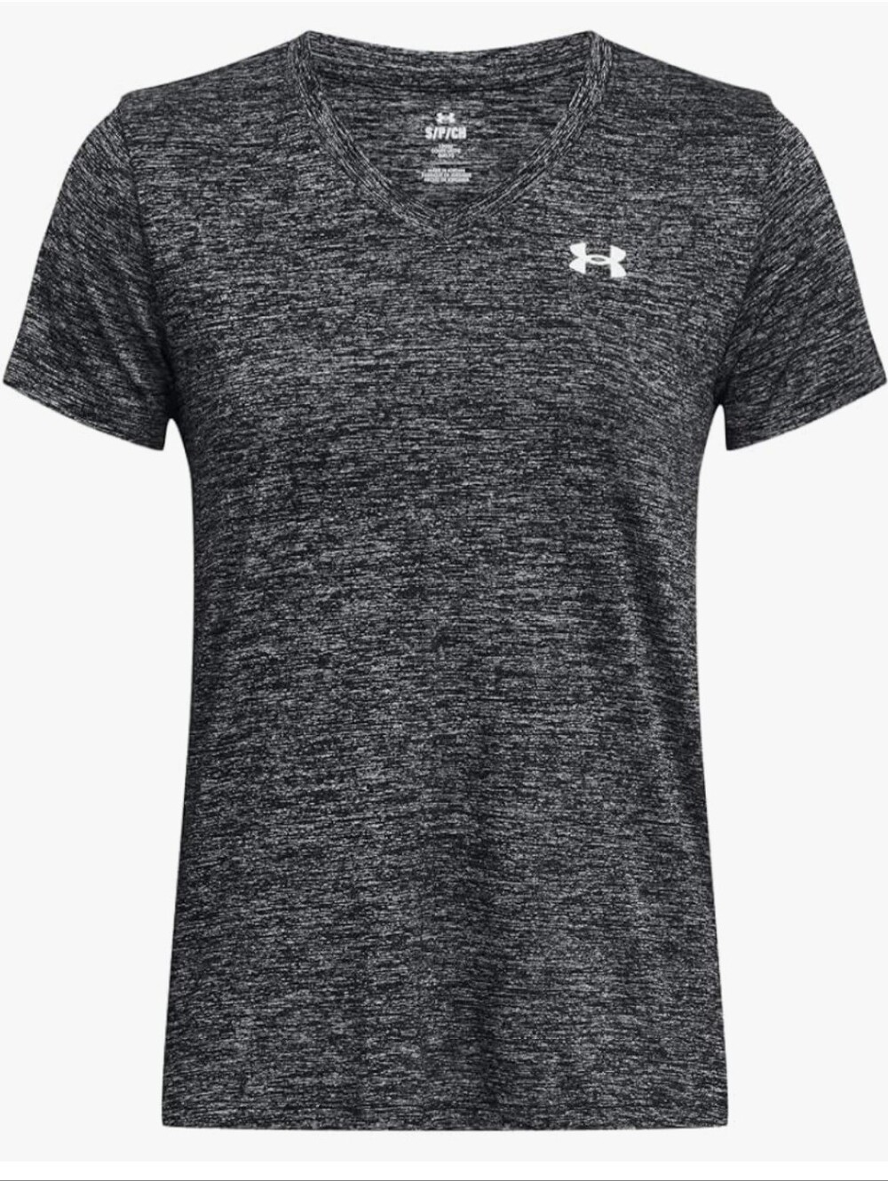 Ladies Dark Grey Xl Work Out Top